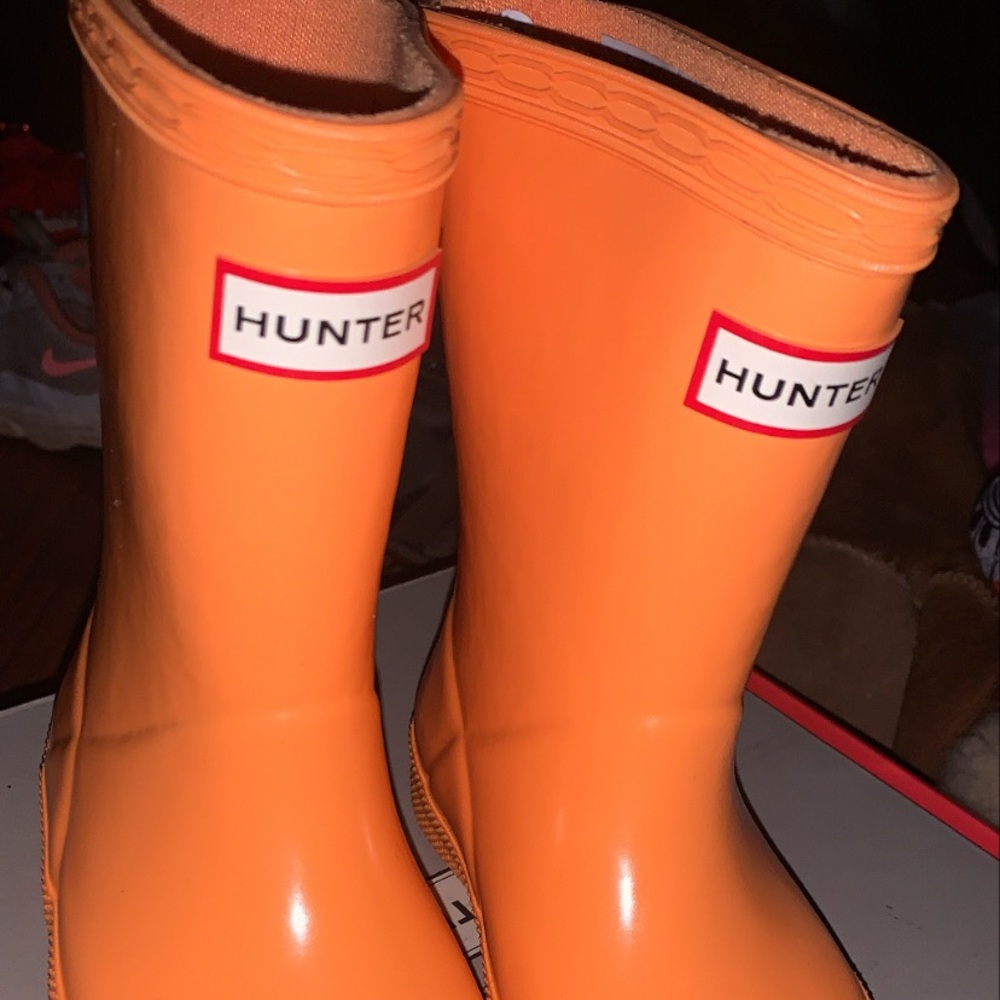 Hunter rain boots toddler 6c